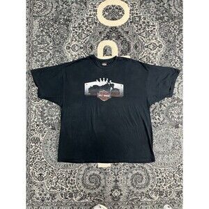 Vintage Harley Davidson Brothers Tshirt Size 4XL Black